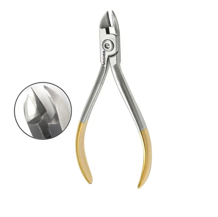 ALICATES DE CORTE DE ALAMBRE DE ORTODONCIA DENTAL 13CM T.C Fabricante y exportador de instrumentos quirúrgicos