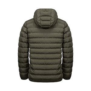 Chaqueta Casual de Mezclilla con Burbujas, Cuello Alto, Diseño con Capucha, Tejido Transpirable de Secado Rápido, Servicio OEM, Colores Personalizados para la Temporada de Invierno - Product Image 4
