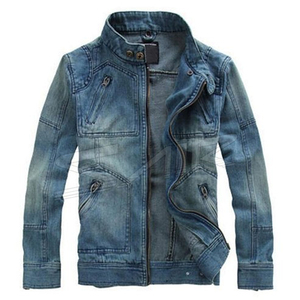 Chaqueta Vaquera Casual Estilo Trucker Vintage Lavada Streetwear Ajustada Unisex Venta al por Mayor Proveedor OEM ODM - Product Image 4