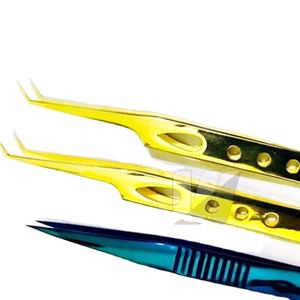 แหนบต่อขนตาแบบสเเตนเลสสไตล์มืออาชีพจากญี่ปุ่นดีไซน์โลโก้ตามสั่ง - Product Image 1