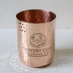 Fabricant de bougies en cuivre faites à la main, récipient en étain avec logo personnalisé, porte-cire de soja votif en métal pour la décoration intérieure - Product Image 2