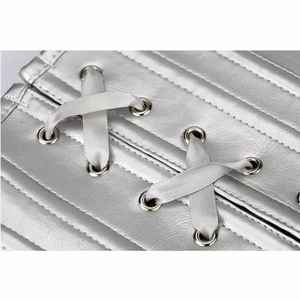 Overbust alto rendimiento PVC apretado espalda cordón acero deshuesado corsé alta calidad mujeres corsé - Product Image 6