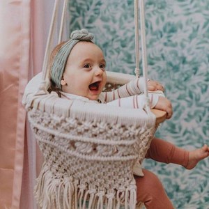 Macrame Baby <b>Swing</b> - Product Image 1