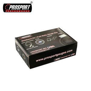 Universal 60mm 2-3/8 "Lente transparente Carcasa de plástico Relación de combustible de aire Medidor automático 4 colores en 1 Calibre Sensor impermeable 12V Aplicación de coche - Product Image 6