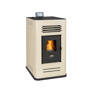 Diseño moderno 0.4L Cenicero Estufa de pellets de Bulgaria 420X480x740mm 55 kg Peso para calefacción en villas - Product Image 1