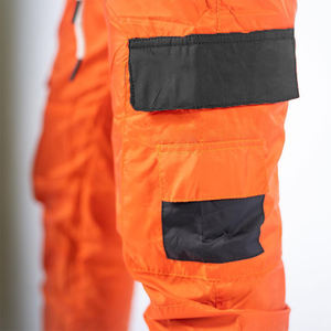 กางเกงจ๊อกกิ้งลำลองบุรุษ,กางเกงคาร์โก้แฟชั่นใหม่เชือกผูกเอวมีซิปไนลอนกันลมกางเกงไนลอน/คอตตอน - Product Image 5