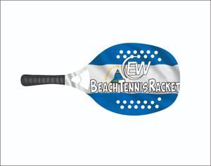 ไม้เทนนิสชายหาดแบบสั่งทำพิเศษ หน้าไม้ 20 มม. น้ำหนัก 320-340 กรัม ความยาว 50 ซม. ด้ามจับคาร์บอนไฟเบอร์ และตาข่ายคาร์บอนไฟเบอร์ผสมใยแก้ว - Product Image 5