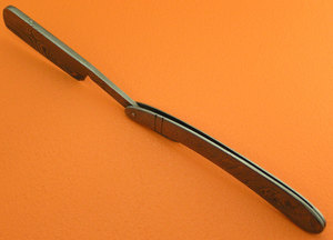 Belleza instrumento maquinilla de afeitar Damasco hoja recta Damasco de navaja de afeitar de seguridad mejor calidad de acero inoxidable CE aprobado - Product Image 5