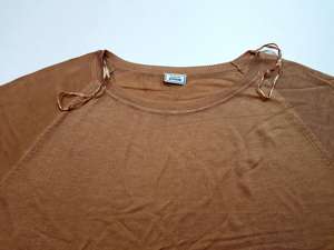 Suéteres de moda de Otoño de manga larga con cuello redondo de marca de gama alta para mujer, prendas de punto informales con etiquetas, lote de existencias de Bangladesh - Product Image 3