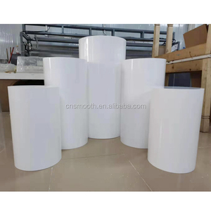 White Pillar Pedestal Round <strong>Plinth</strong> <strong>Stand</strong> for Wedding Party Event - Product Image 2