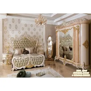 Royal Mansion Bedroom Furniture In Baroque Style Luxurious French Style Wooden Bedroom Furniture Italian Imperial Look Bedroom