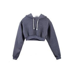 Women's Oversize Cotton Fleece Sweatshirt 2021 Stand Collar Crew Neck <b>Jumper</b> with Custom Logo & Embroidery for Winter - Product Image 6