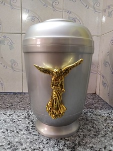 Brassworld India Latón Plata Ángel Cremación Urna Suministros funerarios - Product Image 3