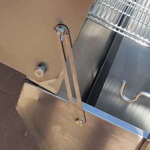 <span class=keywords><strong>Barbecue</strong></span> au <span class=keywords><strong>charbon</strong></span> de bois carré personnalisé en usine avec grill à gaz et fumoir à flux inversé - Product Image 2