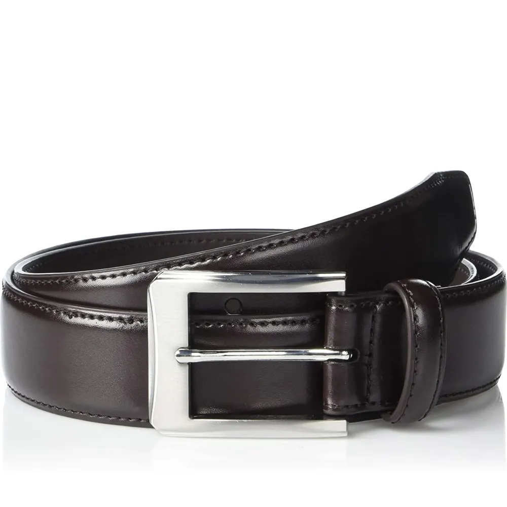 Men's New Fashion Belt Smooth Leather Buckle Belt With Holes Leather Belts For Men In Wholesale Price