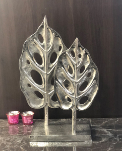 Decorative Modern Table Sculpture for Home Decor Modern Table Sculpture TABLE ACCENT LEAF DESIGN ARTWORK for SALE <b>ORNAMENTS</b> - Product Image 1