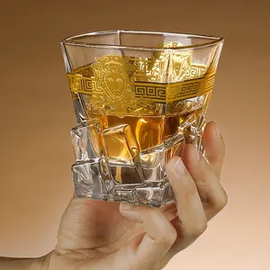 Set regalo di lusso in vetro di Whisky e Decanter in vetro realizzato a caldo