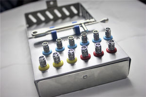 Kit de Prótesis para Implantes Dentales, 12 Piezas, Llave Dinamométrica Manual, Pernos ITI, Brocas, Punzón de Tejido, Acero Inoxidable, CE Quirúrgico - Product Image 3