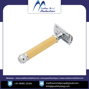 2021 maquinilla de afeitar de seguridad clásica personalizada de alta calidad tradicional con soporte de doble filo maquinilla de afeitar de seguridad con soporte para hombres - Product Image 4