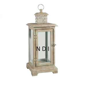 Juego de 2 soportes de lámpara de linterna de Metal de vidrio de estilo diferente, soporte de linterna de vela grabado a mano para decoración de fiesta - Product Image 3