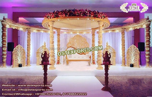 Mandril de fibra para boda, decoración elegante de boda, Reino Unido, deslumbrante, Devdas - Product Image 4