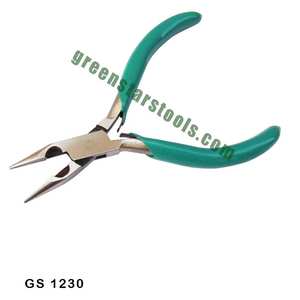 Herramientas de joyería de acero GS 1230, Alicates de punta y cortador con cadena de Rosario para joyeros - Product Image 1