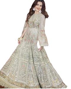 Designer Anarkali Robe Indien Pakistanais Salwar Kameez Mariage Partie Usure Robe - Product Image 2