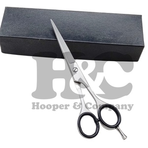 Tijera de peluquero negra de alta calidad tijera de peluquero japonesa tijera de peluquería 6 "logotipo de etiqueta privada embalaje sostenible - Product Image 2