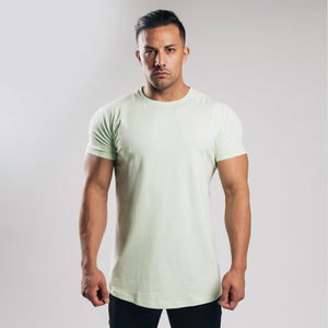T-shirt col rond pour homme, tricot à tissu doux de haute qualité, 100% coton, impression personnalisée - Product Image 6