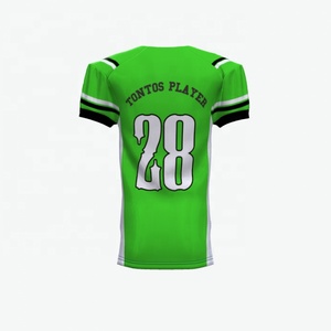 Camiseta de Fútbol Americano, Diseño Deportivo, Uniforme con Vista Frontal y Trasera, Vector Premium, 100% Poliéster Sublimado - Product Image 4