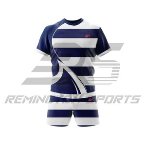 ชุดเสื้อรักบี้ทำจากโพลีเอสเตอร์แบบซับลิเมชันเต็มตัวสำหรับผู้ชายดีไซน์ใหม่ออกแบบได้ตามต้องการ - Product Image 1