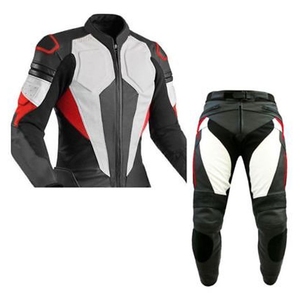 Combinaison de course de moto sur mesure à la mode en cuir coupe-vent pour les sports d'été et d'hiver - Product Image 1