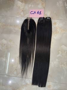 Pelucas de cabello humano sin procesar para mujer, cabello lacio negro vietnamita, venta al por mayor - Product Image 6