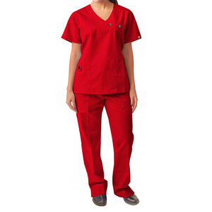 Uniformes d'hôpital élastiques classiques de tissu pour la bonne flexibilité de médecins et d'infirmières pour le personnel médical de bactériologistes - Product Image 3