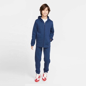PIHA SPORTS Ensemble de jogging sportif d'hiver 2 en 1 pour garçons, haut court à capuche en polaire et bas, âge 5-13 ans - Product Image 1