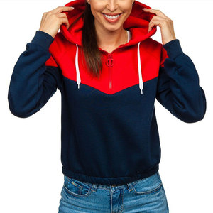 OEM Nuevo Estilo Sudaderas de Manga Larga para Mujer, Sudaderas con Capucha de Tallas Grandes con Contraste de Color Estilo High Street para Mujer, Sudadera con Capucha de Moda con Estampado Completo - Product Image 1