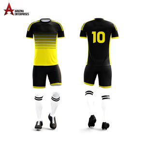 Yetişkinler için % futbol forması ile yüksek kaliteli özel erkek % özel Logo baskı Set Polyester malzeme - Product Image 2