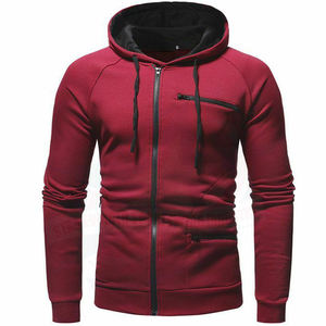 Sudadera con capucha para hombre, ropa de calle lisa, con logotipo personalizado, paneles de algodón pesado, diseño grueso, cálido, invierno, venta al por mayor - Product Image 4