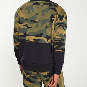 Sweat-shirt de sport pour homme à col rond brodé 100% coton molletonné respirant grande taille - Séchage rapide, décontracté, vente en gros - Product Image 4