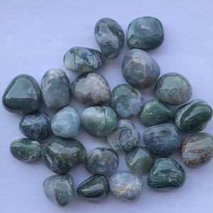 หินโมรามอสธรรมชาติ20มม. 30มม. นักเก็ตหินอัญมณีเคลือบเงาแบบไม่เจาะ - Product Image 4