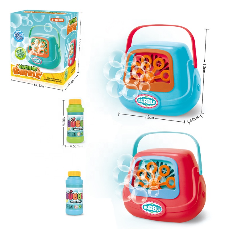 Детская пластиковая игрушка светодиодная подсветка ручной пузырчатый пистолет детские игрушки