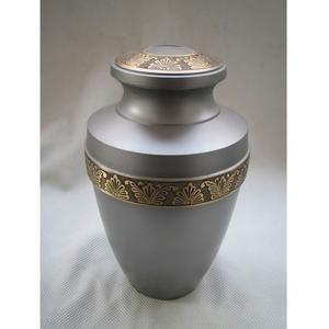 Urn métallique Antique gravé or et gris, vente en gros, crinière pour adultes, Style américain/européen - Product Image 5