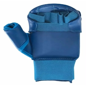 Gants de boxe MMA en cuir PVC de haute qualité Logo personnalisé Demi-doigts Art martial Euiptments - Product Image 4