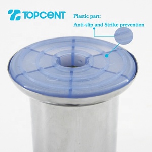 TOPCENT Modern Design Chrome Steel Furniture <strong>Cabinet</strong> <strong>Feet</strong> for Home Office Hotel or Hospital Metal Chair Sofa Coffee Legs - Product Image 4