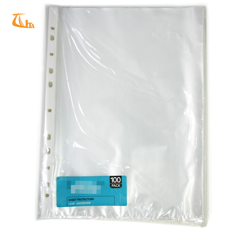 VELOFLEX Document Wallet DIN Long – Transparent Polypropylene, Velcro Closure, Holds 100 Sheets