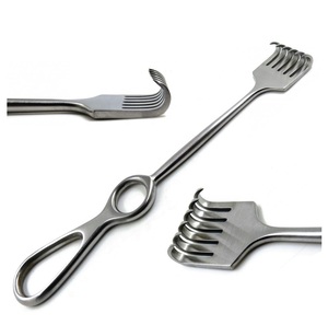 Écarteur Volkman 8.5 ''- 6 dents incurvées, os chirurgical, rétracteur d'articulation, Instruments de haute qualité - Product Image 1