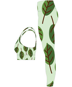 2022, conjunto de ropa deportiva de Yoga transpirable de talla grande para mujer, mallas deportivas ecológicas, traje para entrenamiento y correr - Product Image 6