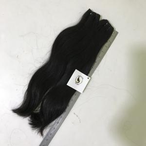 Remy mechones de pelo liso de seda, 8 a 32 pulgadas de longitud, cabello humano virgen sin procesar, muestra gratis, pelo brasileño con cutícula alineada - Product Image 1
