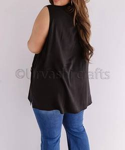 Moda de verano Casual Gypsy moda mujer blusa de talla grande mexicana manga corta bordada blusas de tela de algodón - Product Image 5