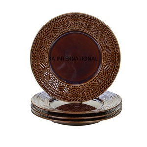 Assiettes en métal brillantes pour la restauration, la cuisine, le service, les ustensiles de table, les assiettes de présentation, les plateaux de service alimentaire, les plateaux brillants - Product Image 1